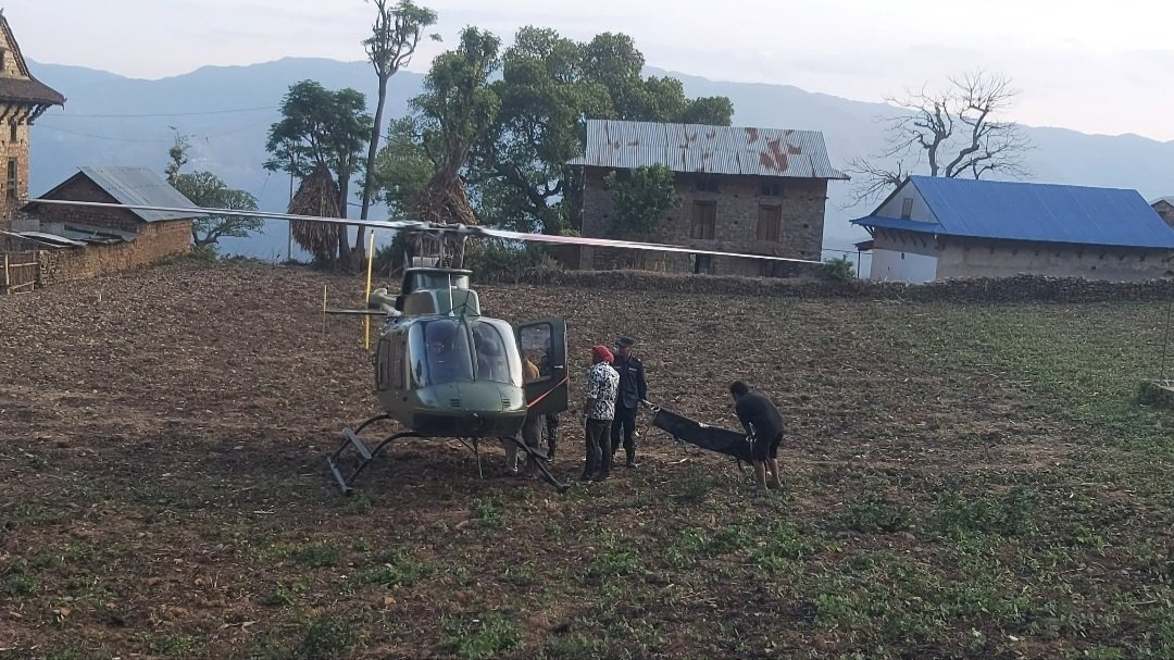 Tipper Truck Falls Off Cliff in Ramchhap, Driver Injured