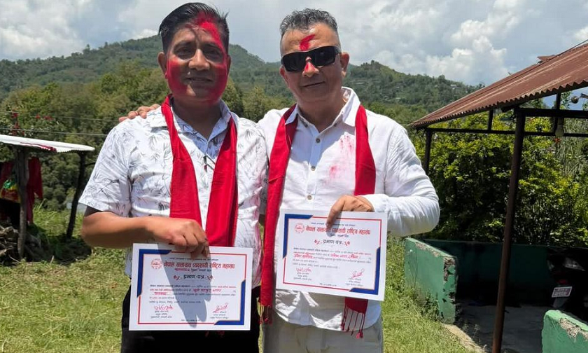 GANDAKI PROVINCE AND KASKI DISTRICT TRANSPORTATION CONVENERS ELECTED UNOOPPOSED