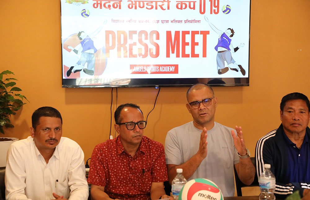 Madan Bhandari Cup U-19 Girls Volleyball Tournament Begins Sunday