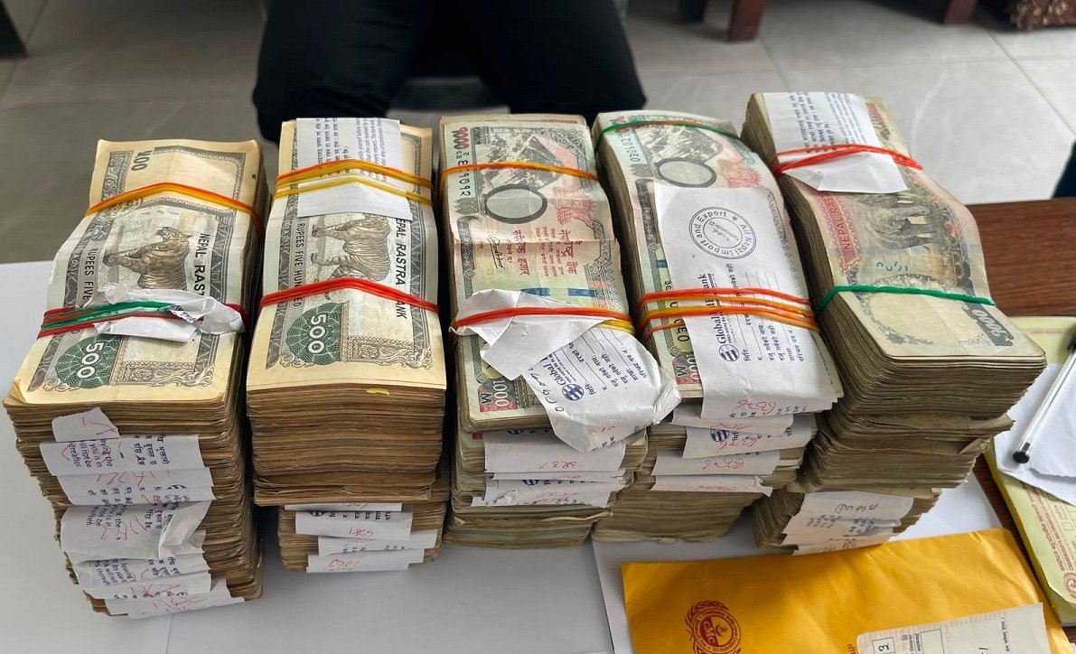 Youth Arrested with Unidentified Cash in Kathmandu