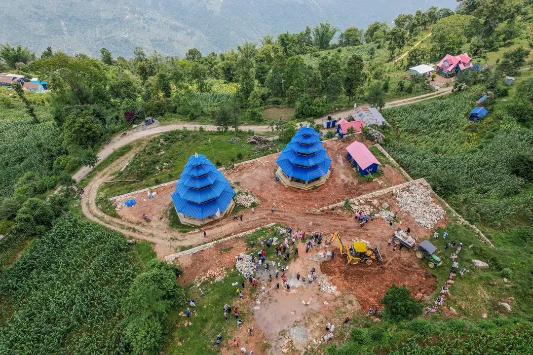 पाँचथरको गुराँसेमा आकर्षक माङहिम निर्माण अन्तिम चरणमा