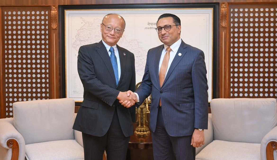 Finance Minister Dr. Swarnim Wagle Meets Asian Development Bank President Masato Kanda