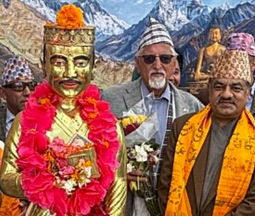 Statue of Adikavi Bhanubhakta Acharya Installed in California