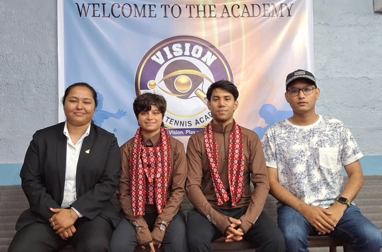Nepal Table Tennis Players Depart for South Korea for Training