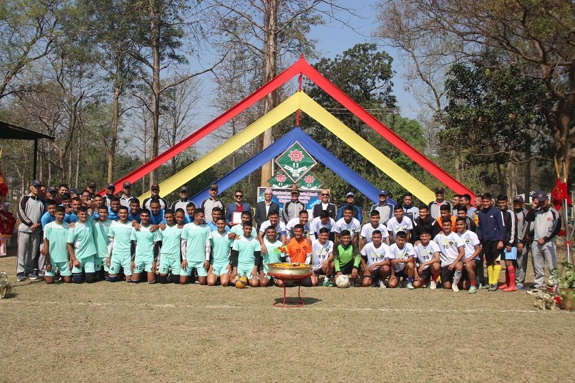 मैत्रीपूर्ण खेलमा नेपाली सेनाको बज्रदल विजयी