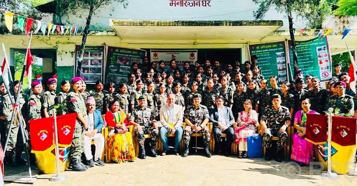झापाका विद्यार्थीलाई विपद् व्यवस्थापन तथा सर्पदंश रोकथाम तालिम