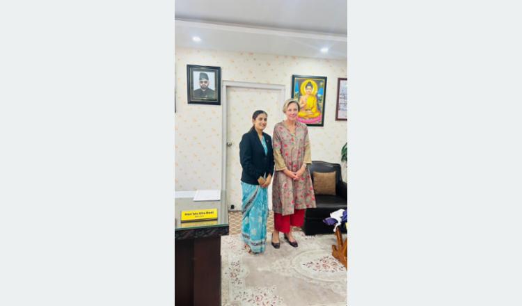   मन्त्री वादीसँग राजदूत लोरेन्जोको शिष्टाचारबीच भेट