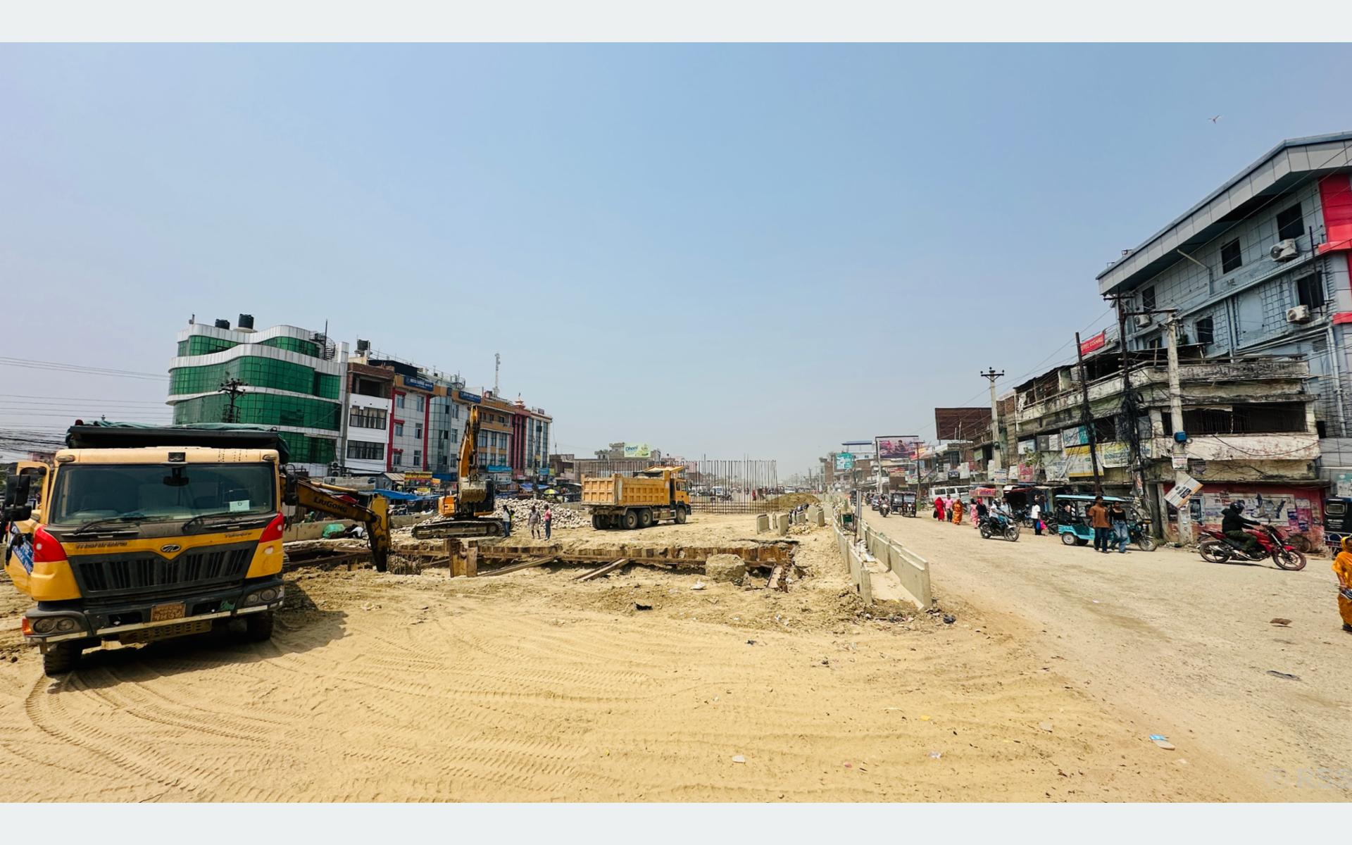 लहानक्षेत्रमा सडक विस्तारले गति लिँदै