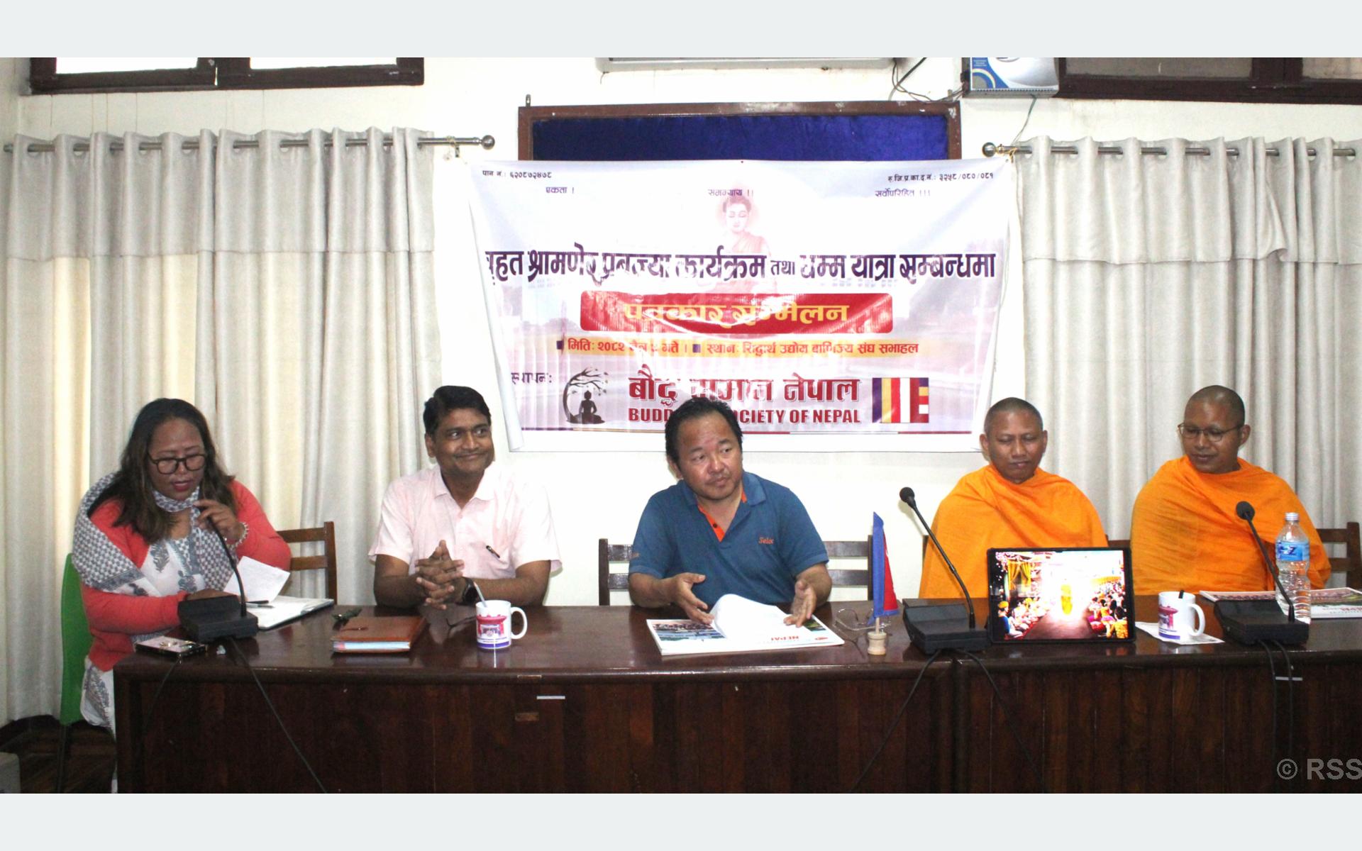 लुम्बिनी–बुटवल–देवदह–भैरहवामा धम्मयात्रा हुँदै