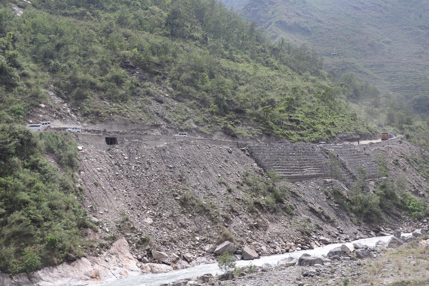 कालीगण्डकी करिडोरः खामभित्तामा पहिरो रोकथाम योजना