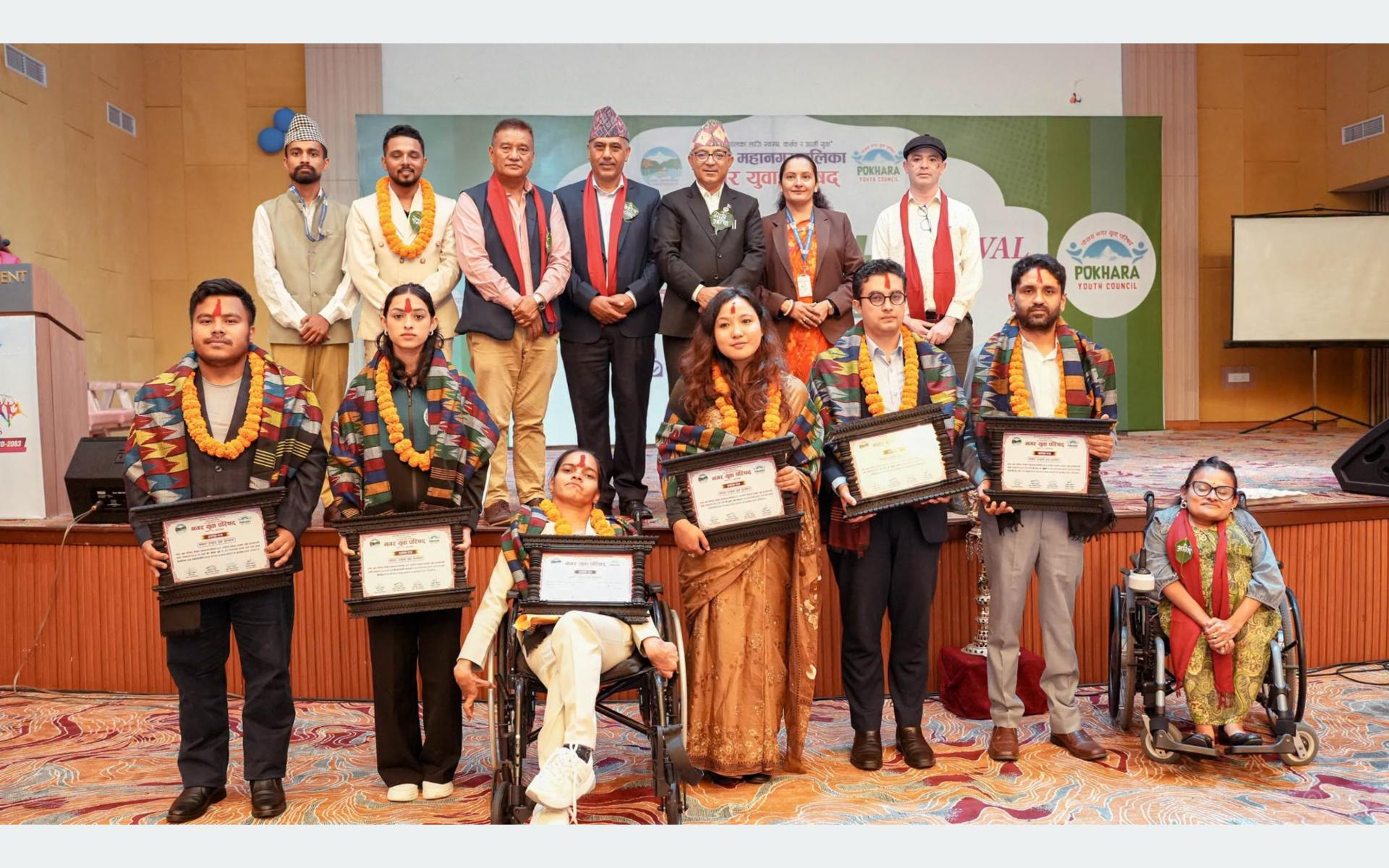 Pokhara Honours Six Youths with Youth Excellence Award