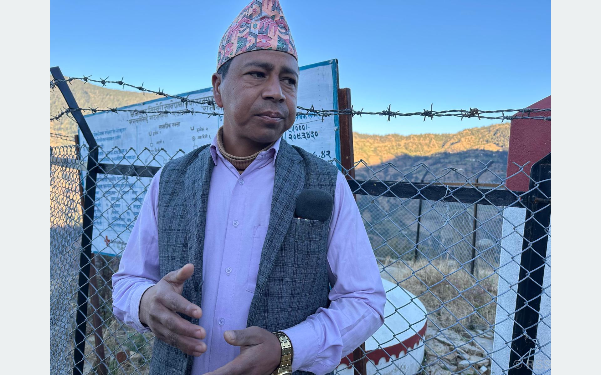   भगवतीमाई गाउँपालिकाका ३ वडामा खानेपानीको सुविधा