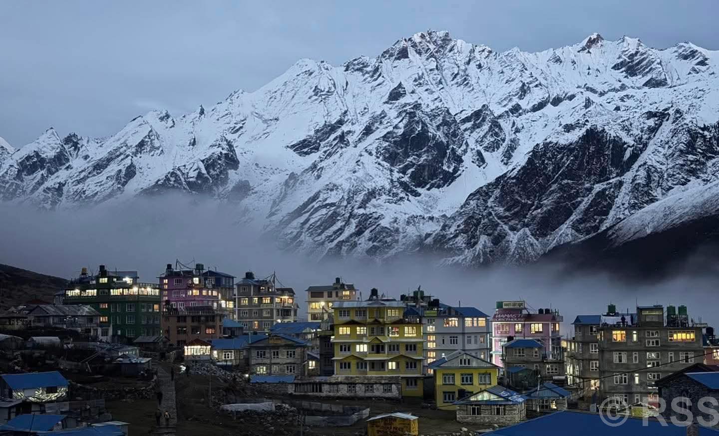Langtang's Kanjin Gumba and surrounding areas now have electricity from Nepal Electricity Authority's central transmission line.