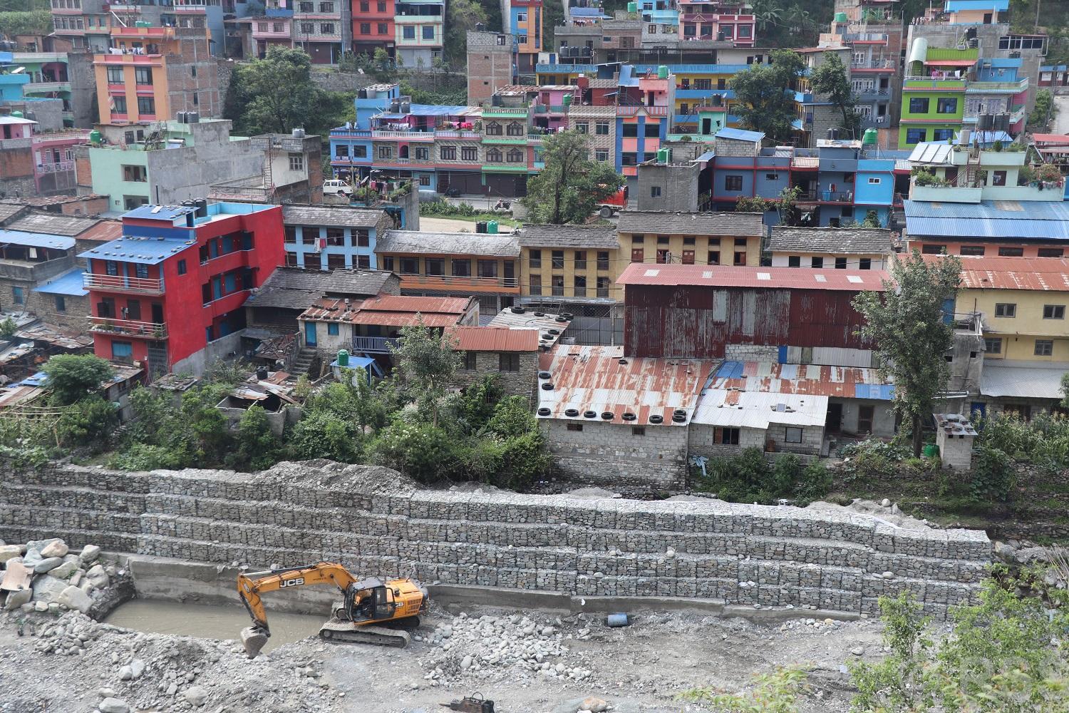 मंगलाघाटमा बस्ती संरक्षण योजना कार्यान्वयनमा