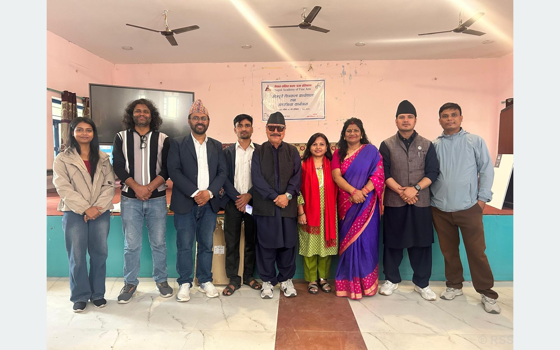   मधेश प्रदेशमा ललितकला कार्यशाला सम्पन्न
