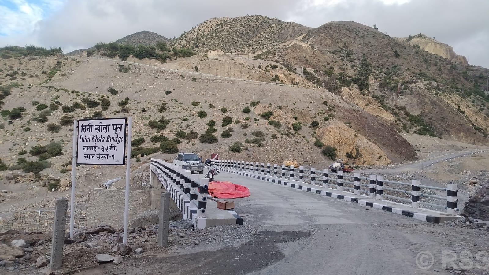 Mustang's Thini Khola Motorable Bridge Completed Ahead of Schedule