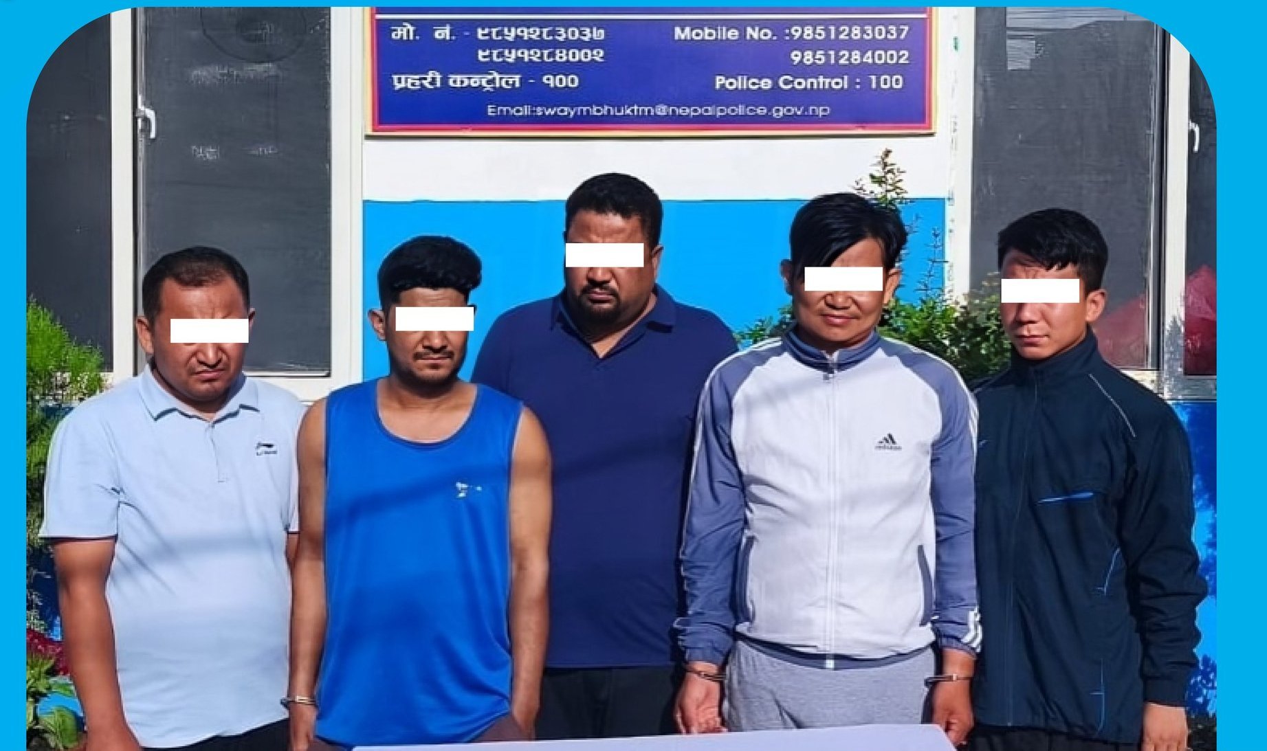   डल्लुमा जुवा खेलिरहेको अवस्थामा ५ जना पक्राउ