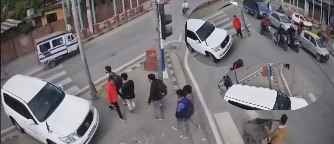   मन्त्री सवार झण्डावाल गाडीले नै मिच्यो ट्राफिक नियम ! (भिडियोसहित)