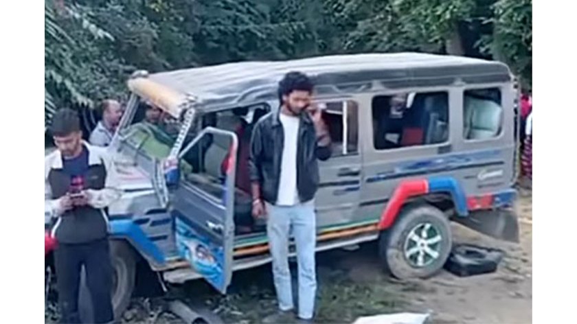   अर्घाखाँचीमा फोर्स गाडी दुर्घटना हुँदा ९ जना घाइते