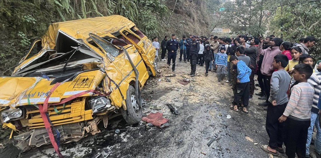   स्कुल भ्यान दुर्घटना अपडेट : एक जनाको मृत्यु