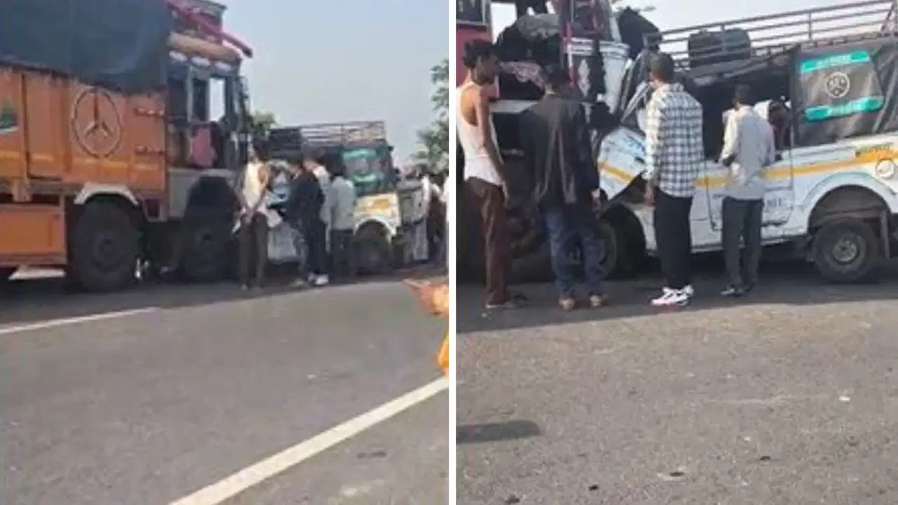   उत्तर प्रदेशमा ट्रक र म्याजिक गाडी ठोक्किँदा १० जनाको मृत्यु