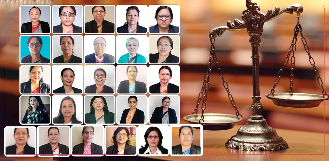 न्याय सेवामा ४३ न्यायाधीशसहित ५२८ महिला अधिकृत कार्यरत
