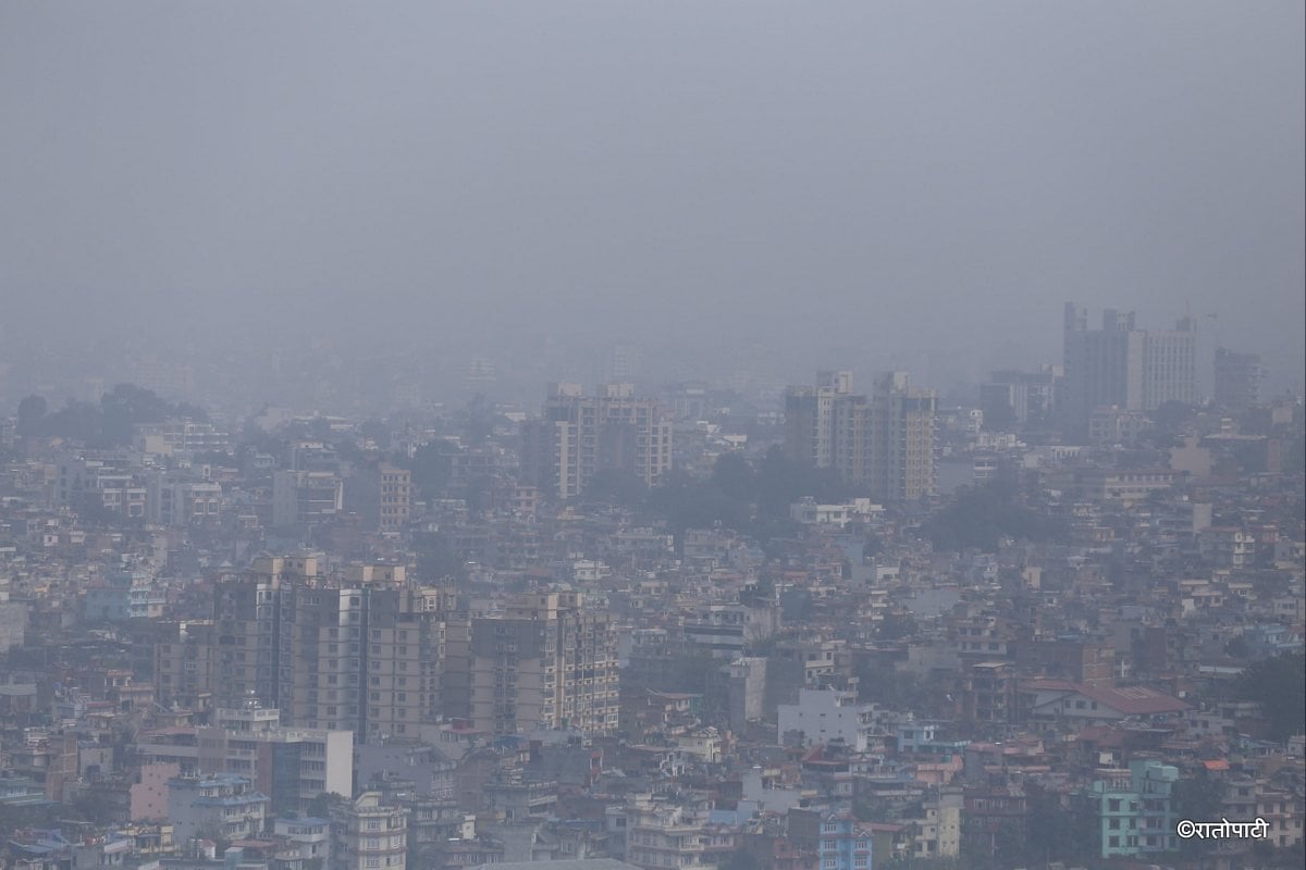 नेपालमा ६ महिना वायु प्रदूषणको जोखिम