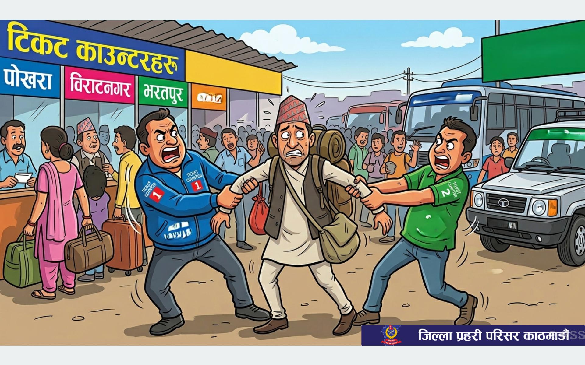 48 individuals arrested in Kathmandu for harassing passengers