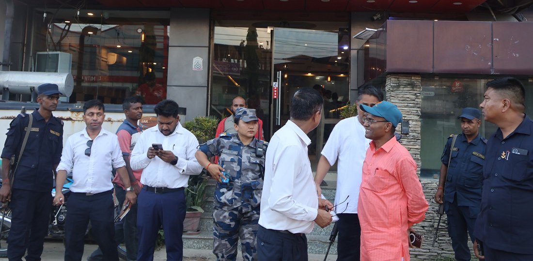 मधेसका हाेटलहरूकाे अनुगमन