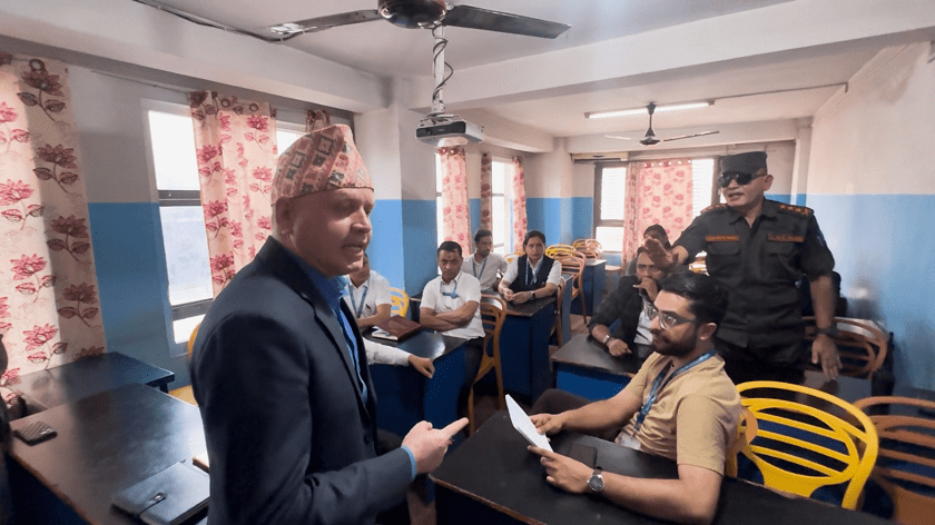   काठमाडौँ महानगरपालिकाद्वारा मोर्गन इन्टरनेसनल स्कुलको अनुगमन