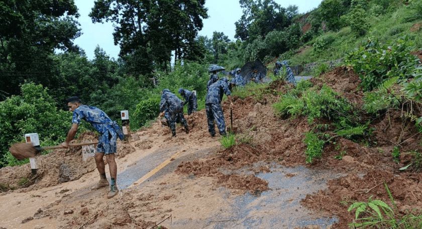 उद्धारका लागि  १० हजार ५ सयभन्दा बढी सशस्त्र प्रहरी परिचालन