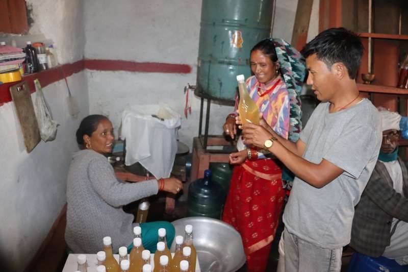 खेर गएको स्याउका विभिन्न परिकार बनाउँदै मुगुका कृषक