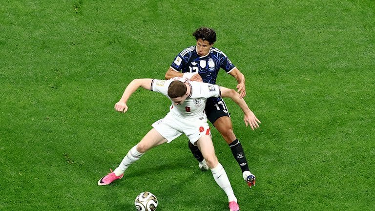 England and Argentina Tied 0-0 at Halftime in FIFA World Cup Semifinal