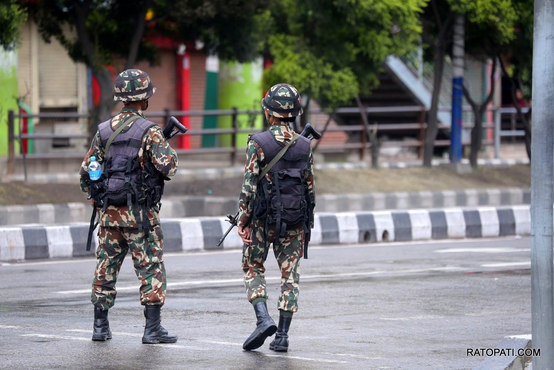 सेना परिचालनसम्बन्धी राष्ट्रपतिको निर्णय कार्यान्वयनमा