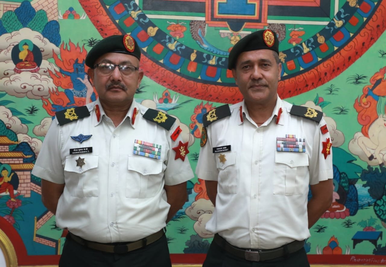 नवनियुक्त सैनिक प्रवक्ता बस्नेतलाई स्वागत, सहायक रथी केसीकाे बिदाइ