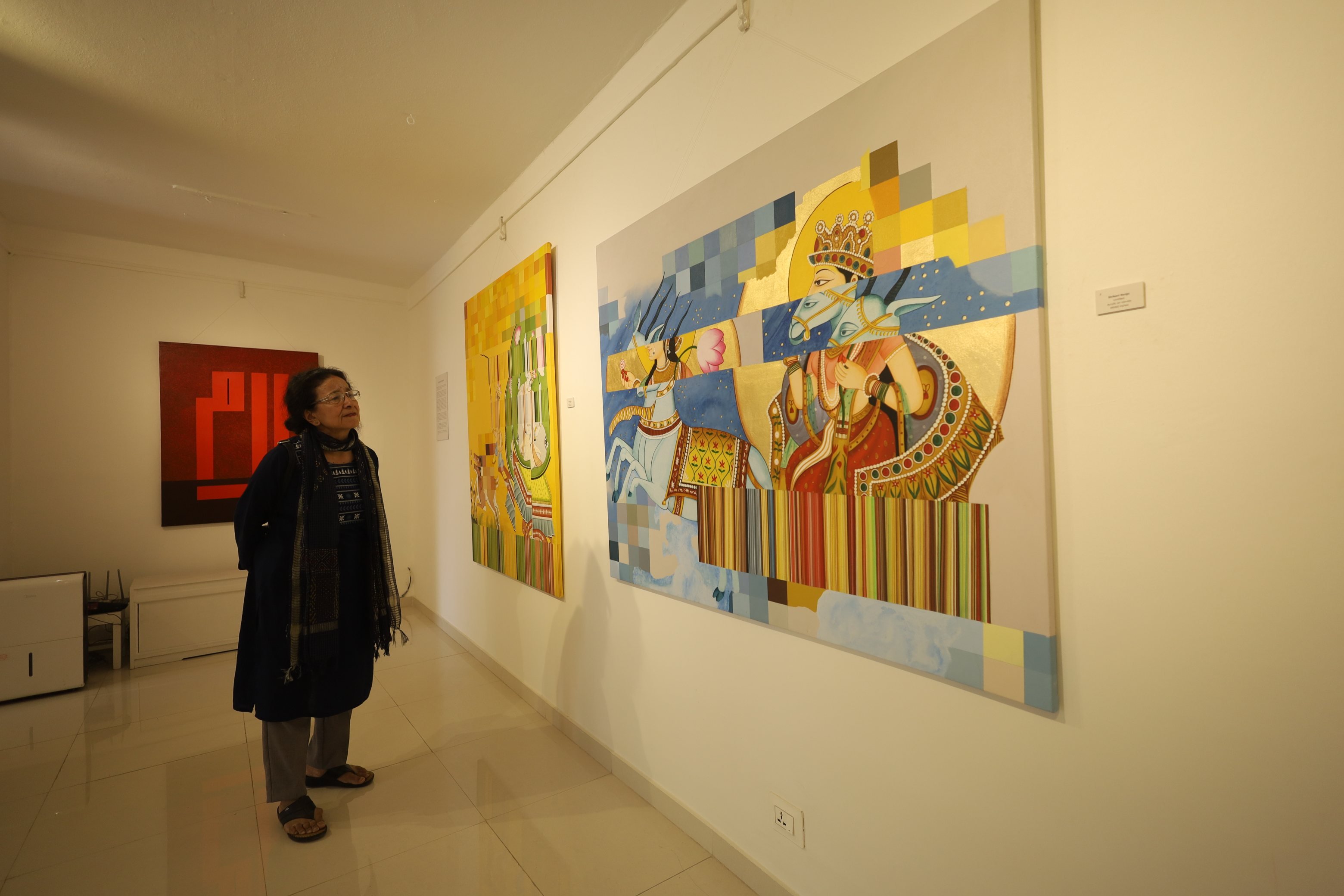 भारतीय कलाकारहरूको चित्रकला प्रदर्शनी, तस्बिरमा हेर्नुहोस्