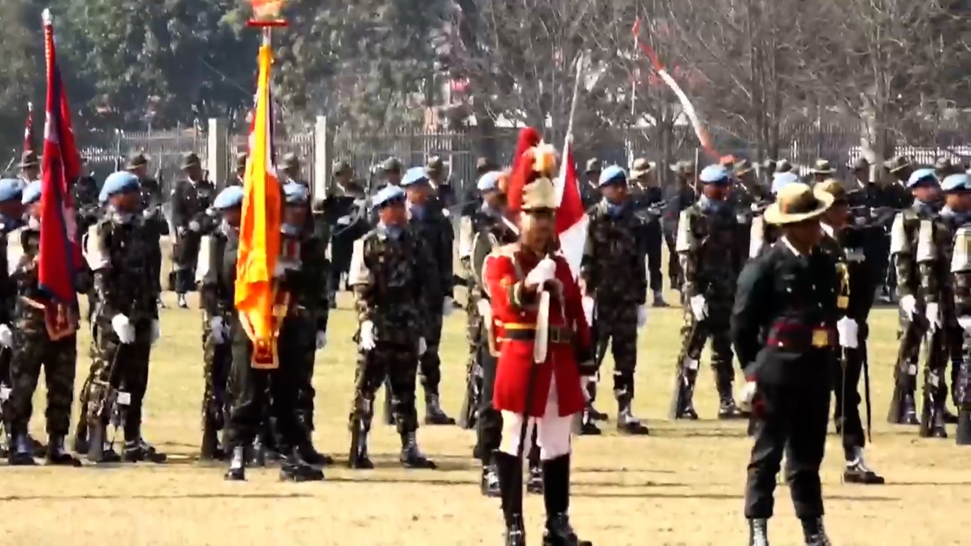 स्थापना दिवसमा सैनिक मञ्चमा नेपाली सेनाको हर्ष बढाइँ