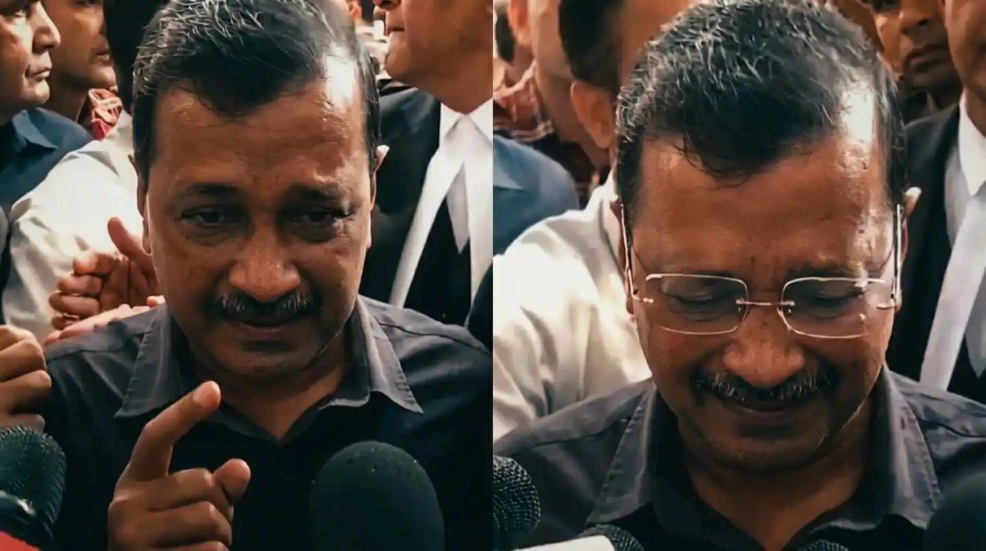 अदालत बाहिर केजरीवालको आँसु, मोदी–शाहमाथि लगाए गम्भीर षड्यन्त्रको आरोप
