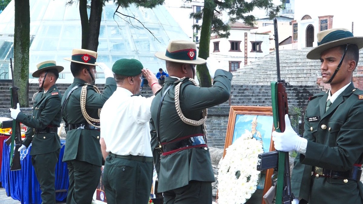 Army Chief Honors Mukhtiyar Bhimsen Thapa on 252nd Birth Anniversary