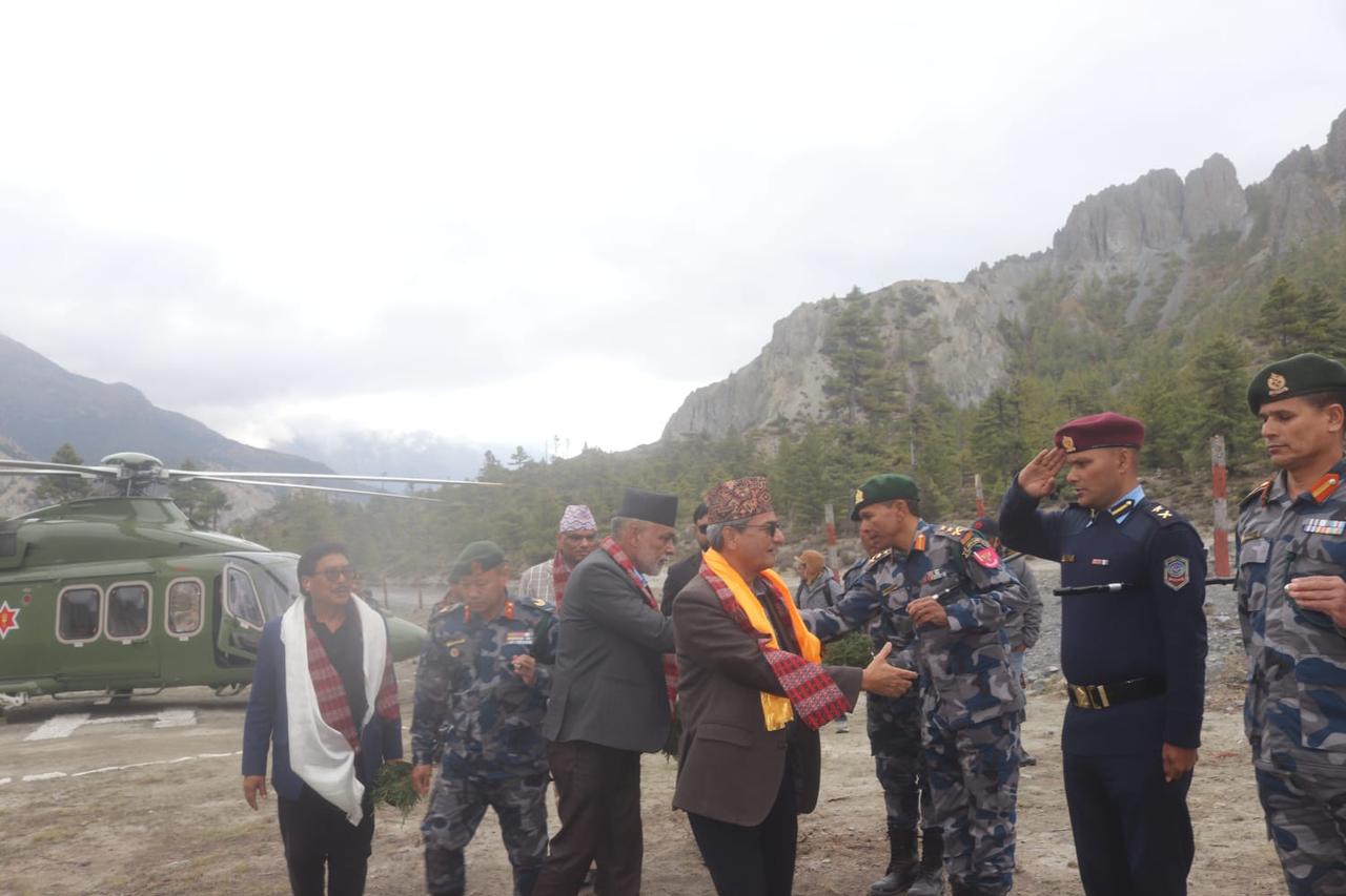 सशस्त्र प्रहरी बल विपद् उद्धारमा अब्बल बन्दै गएको छ: गृहमन्त्री