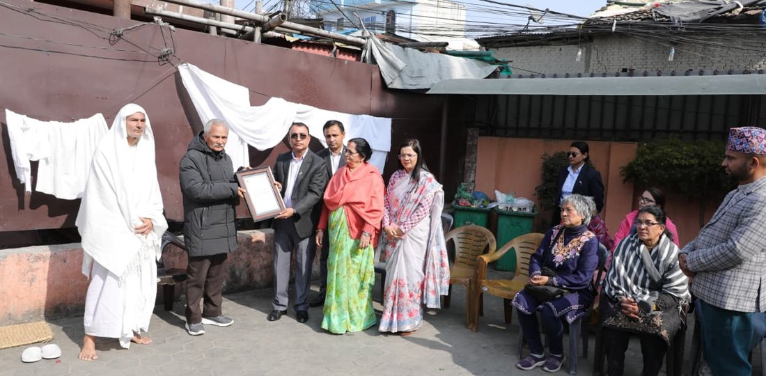 President Paudel Expresses Deep Sorrow Over Passing of Former PM Bhattarai's Father, Social Worker Bhojraj Bhattarai