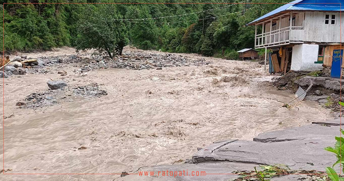 शनिबारको अविरल वर्षाका कारण ३ को मृत्यु, १४ घरमा क्षति (विवरण)