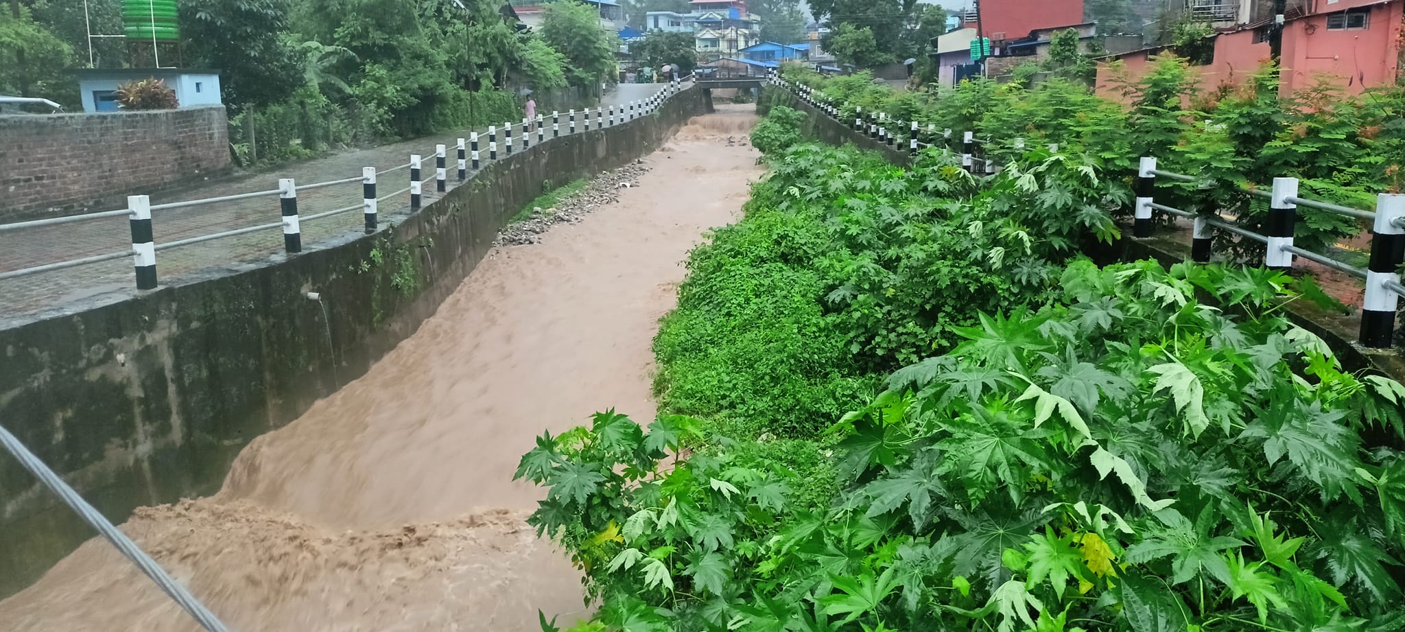   पूर्वका साना खोलामा बाढीको जोखिम