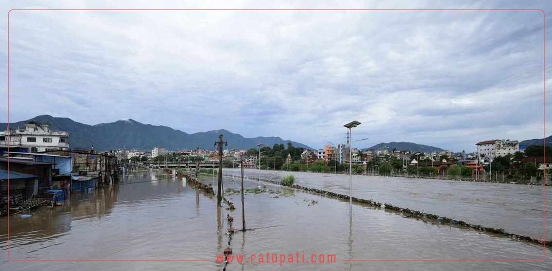 काठमाडौँमा बाढीले बगाएर एक जनाको मृत्यु, उपत्यकाबाट ७० जनाको उद्धार