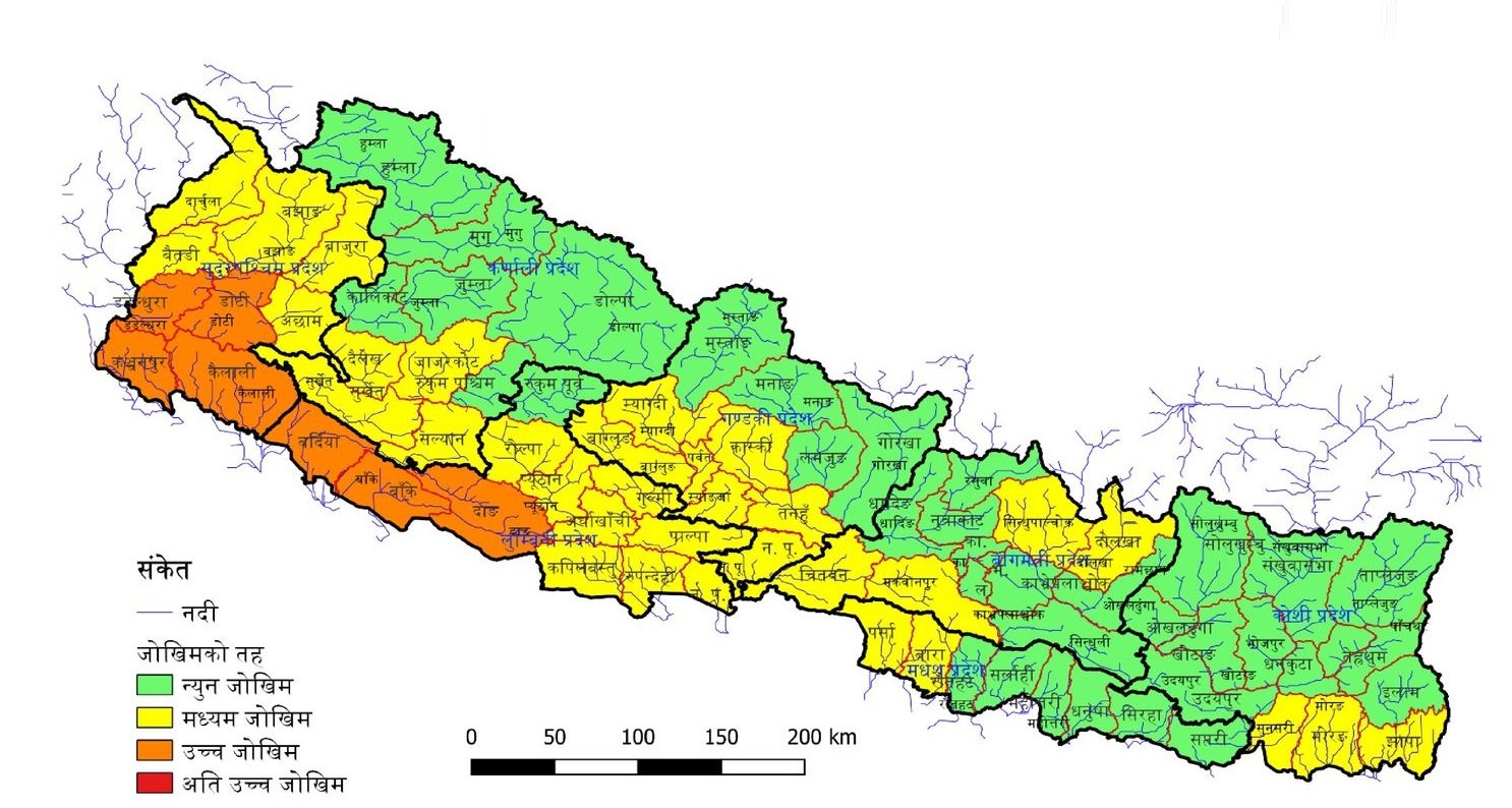 आज यी नदीमा बाढीको जोखिम उच्च