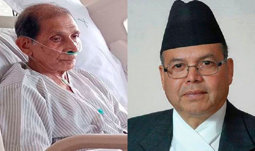 झलनाथले अस्पतालमा भेटे मोहन वैद्य