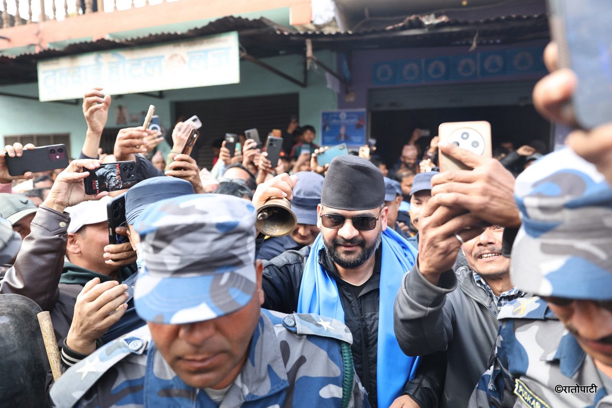 रास्वपा वरिष्ठ नेता बालेन शाह कञ्चनपुरमा, तस्बिरहरू
