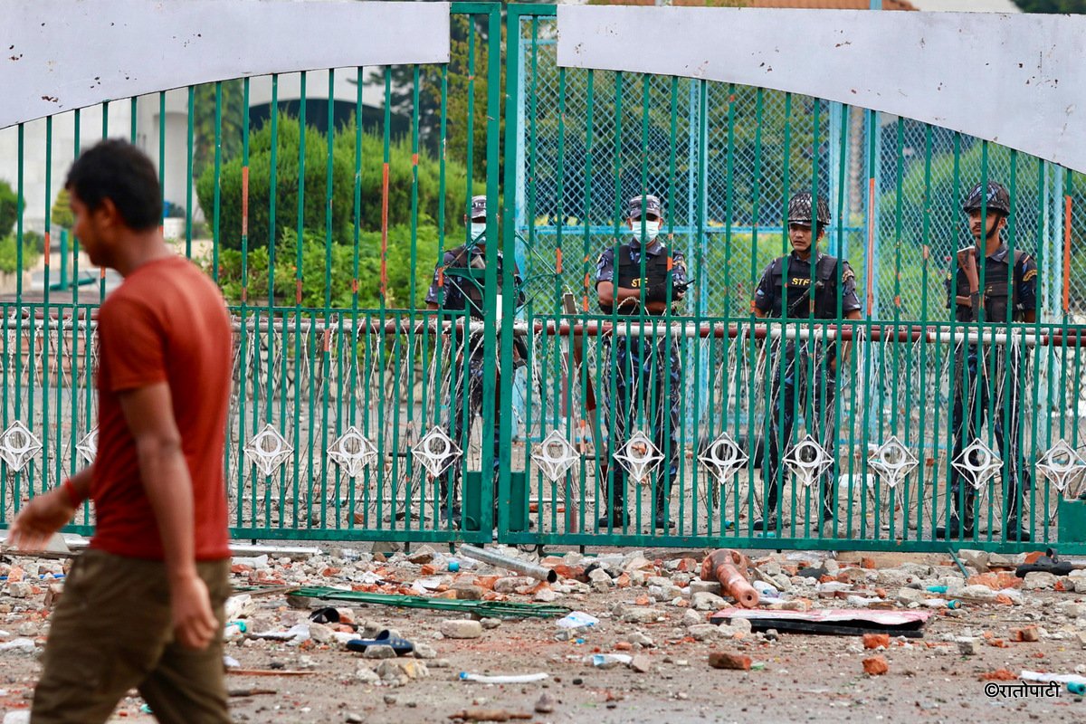 Baneshwor at morning after protest (4)