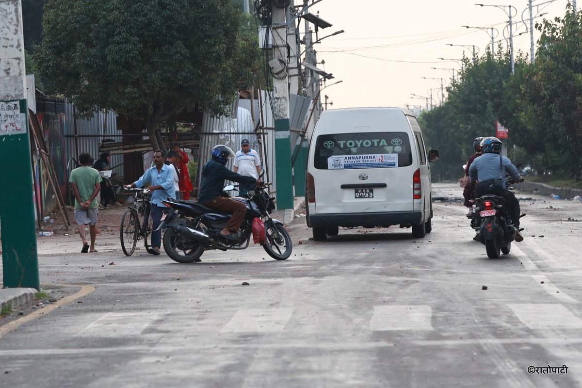 Baneshwor at morning after protest (5)