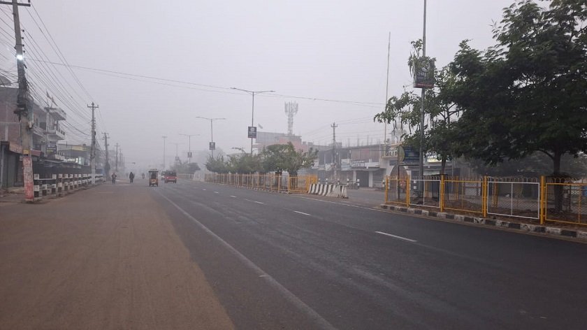 बाँकेमा चिसो बढेपछि जनजीवन प्रभावित